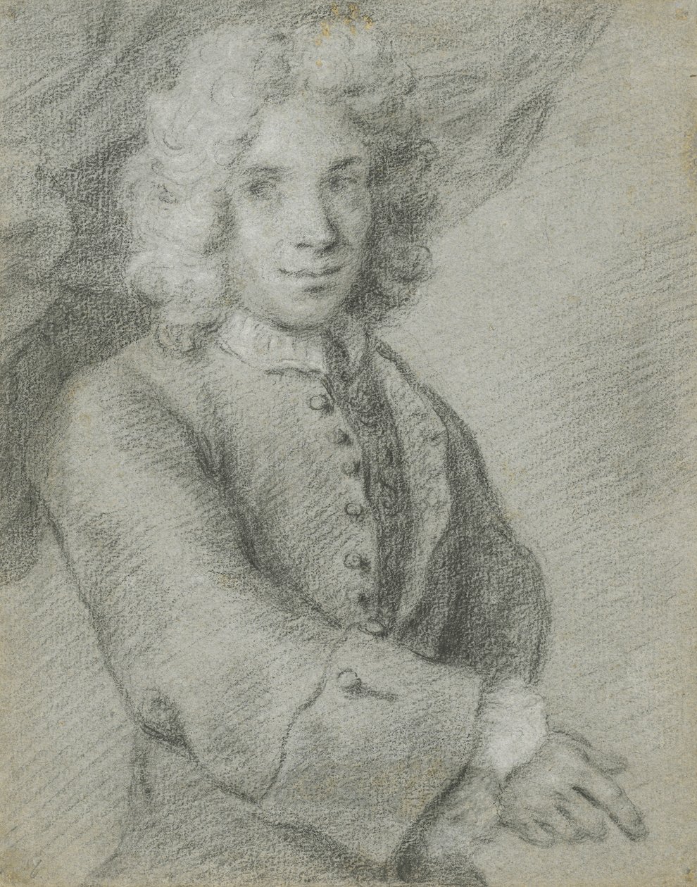 Portret van een jonge heer door Alessandro Longhi