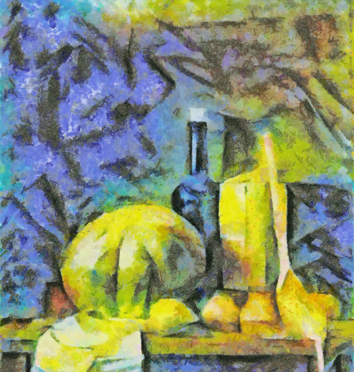 In blauw, 2017 door Alex Caminker