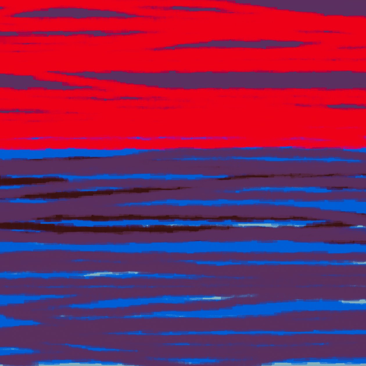 Zonsondergang aan de Zwarte Zee door Alex Caminker