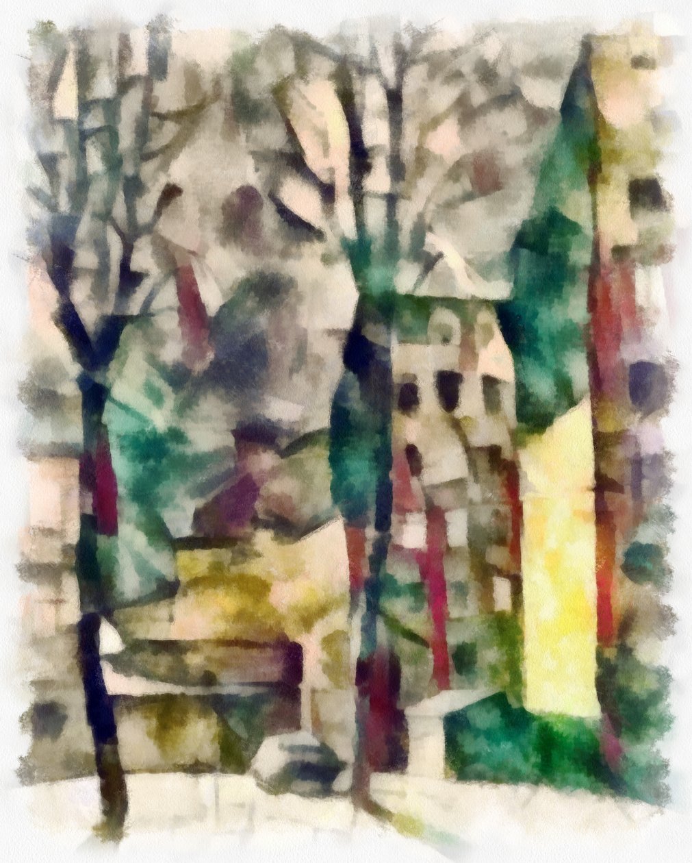 Zicht (groen) #19 door Alex Caminker