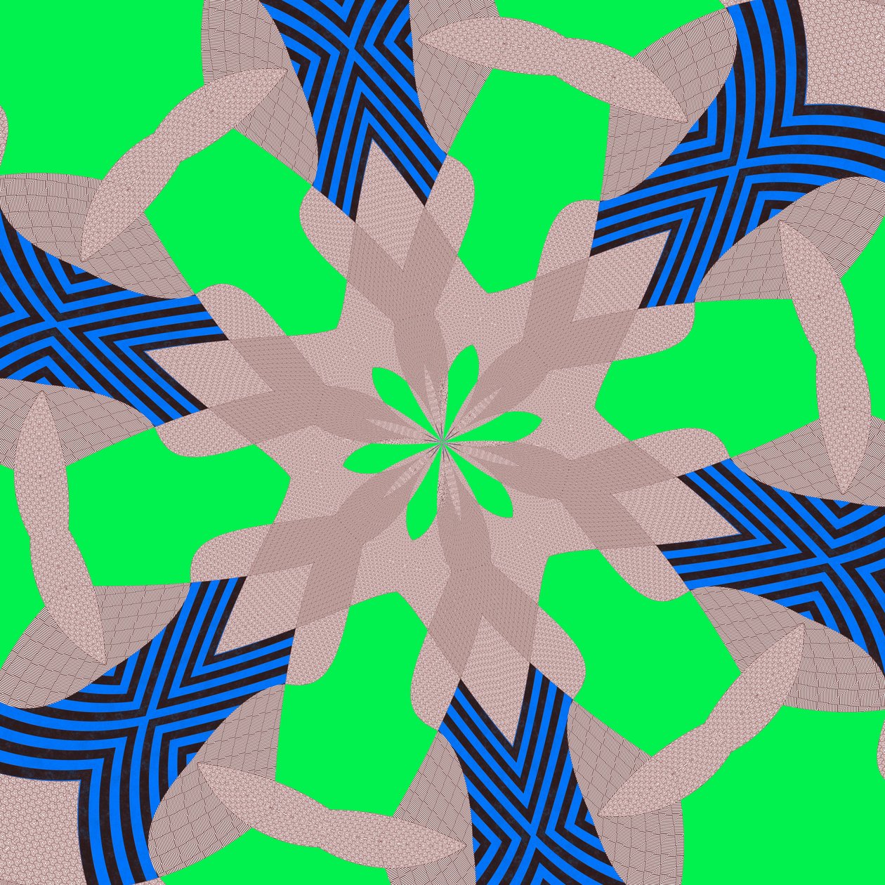 symmetrie #51 door Alex Caminker