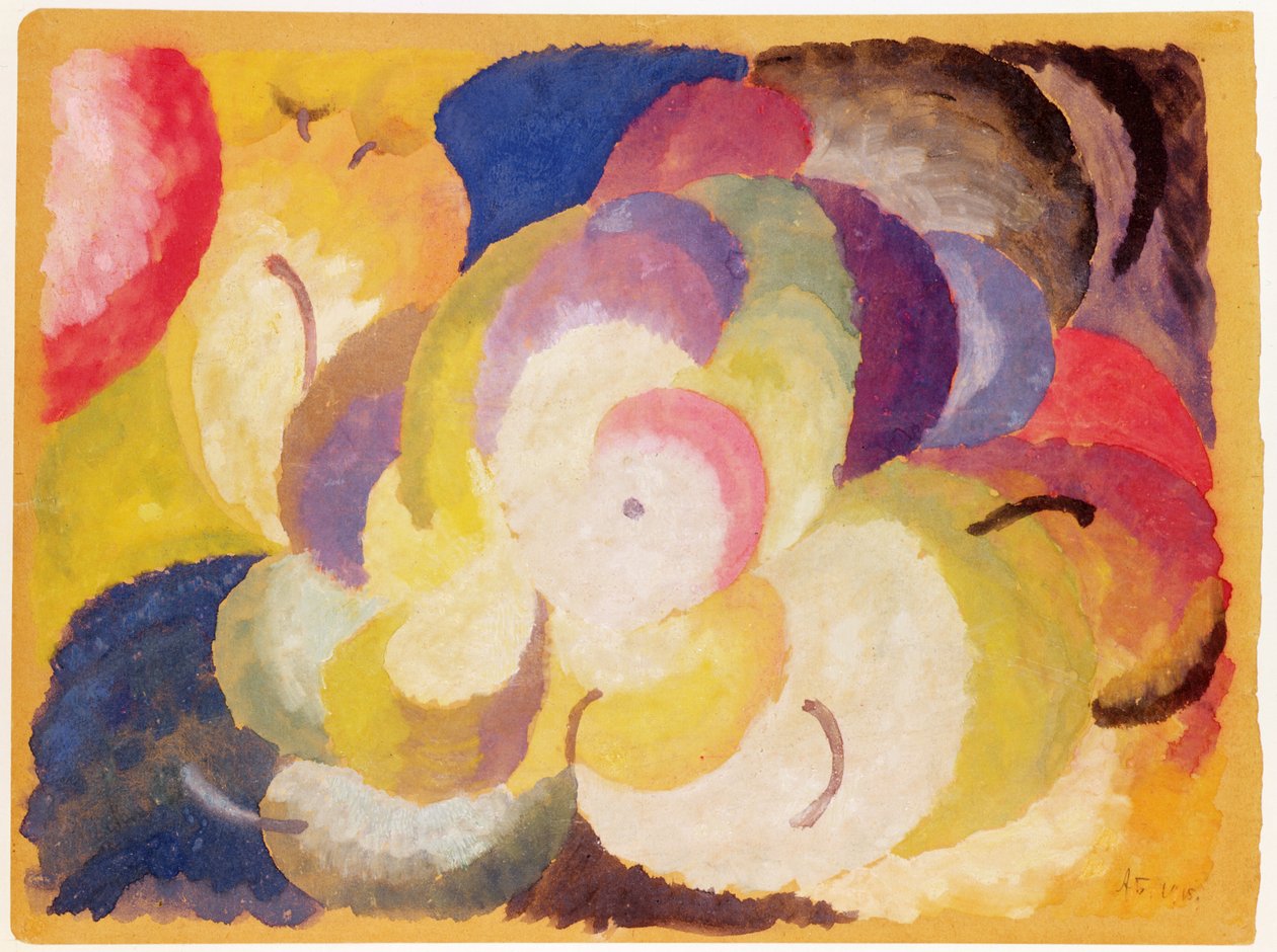 Stilleven met Appels, 1915 door Alexander Bogomazov