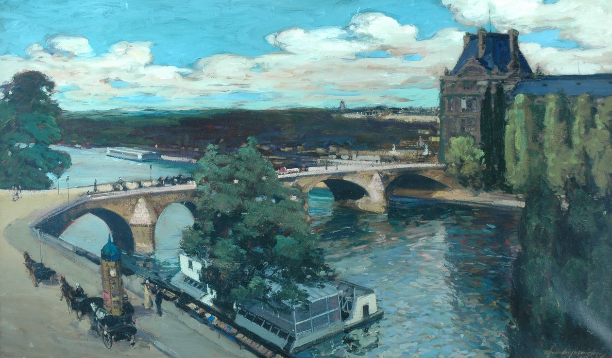 De Seine, Parijs, 1907 door Alexander Jamieson