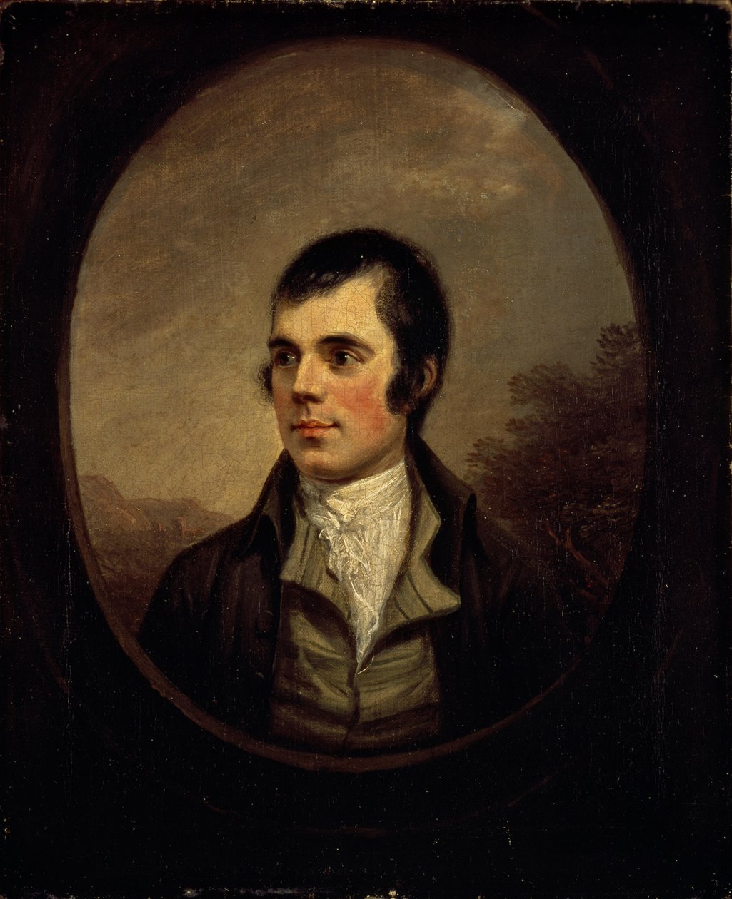 Robert Burns, 1759 - 1796 door Alexander Nasmyth