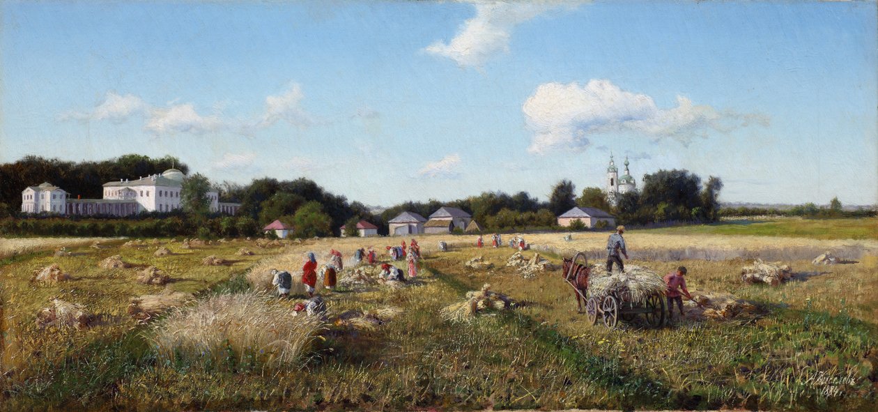 Oogst door Alexander Alexeyevich Kiselev