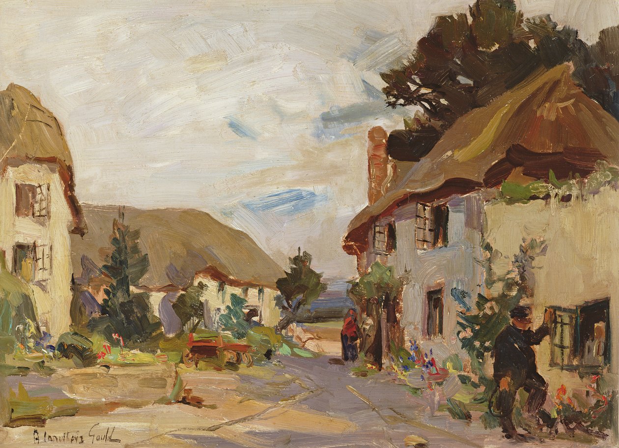 Het gesprek van de dorpelingen door Alexander Carruthers Gould