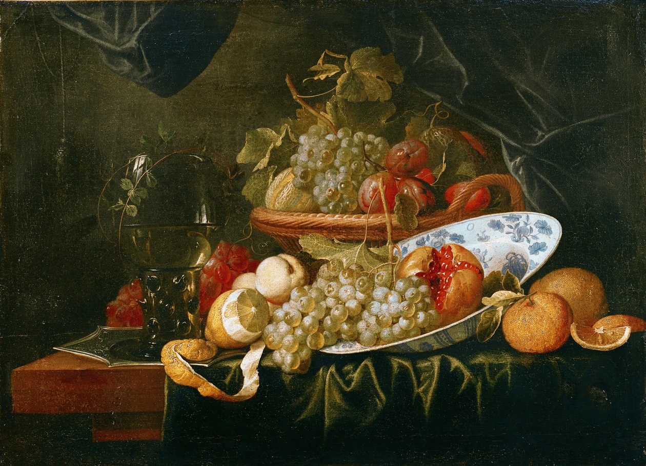 Stilleven met fruit door Alexander Coosemans