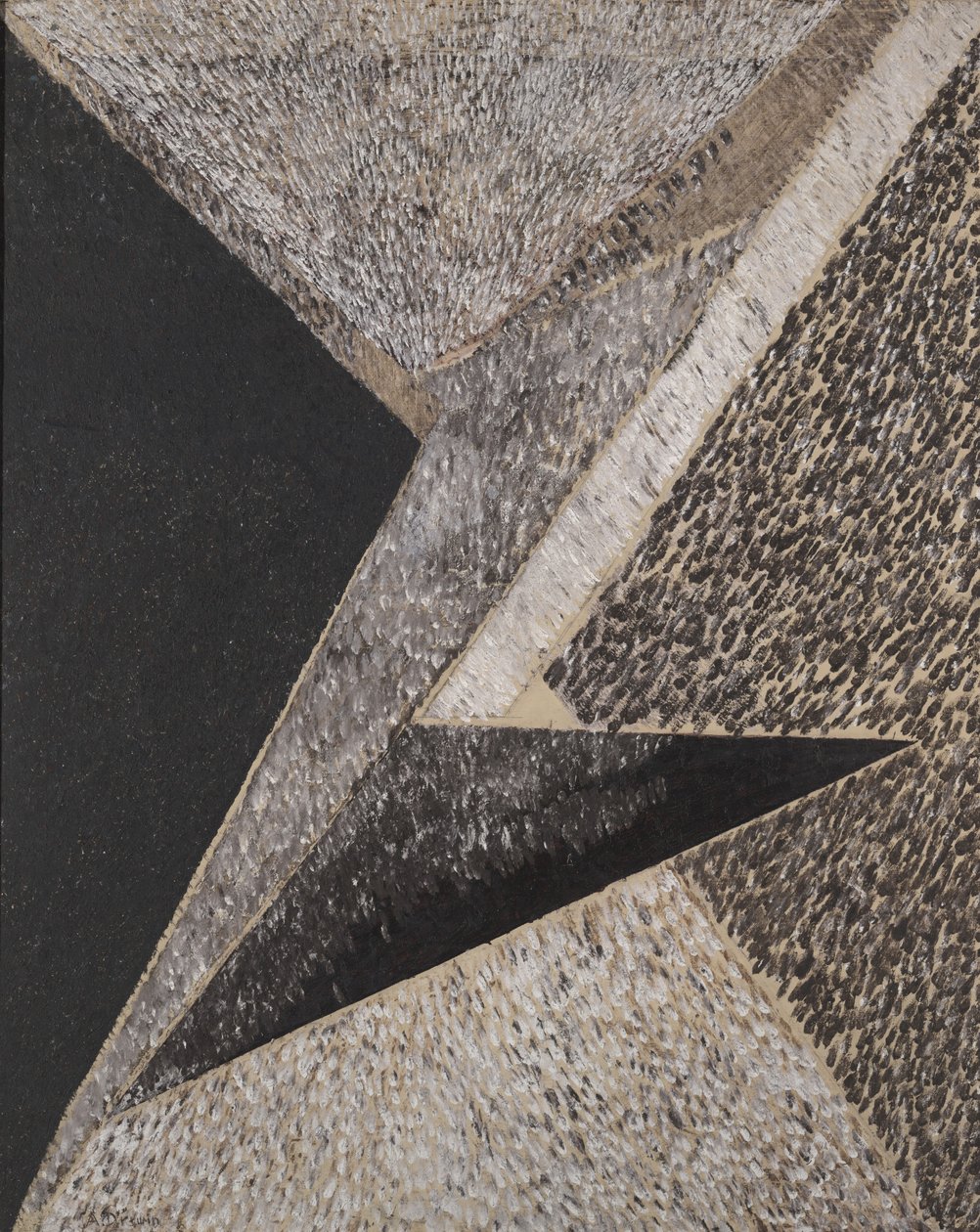 Suprematisme, 1921 door Alexander Drewin