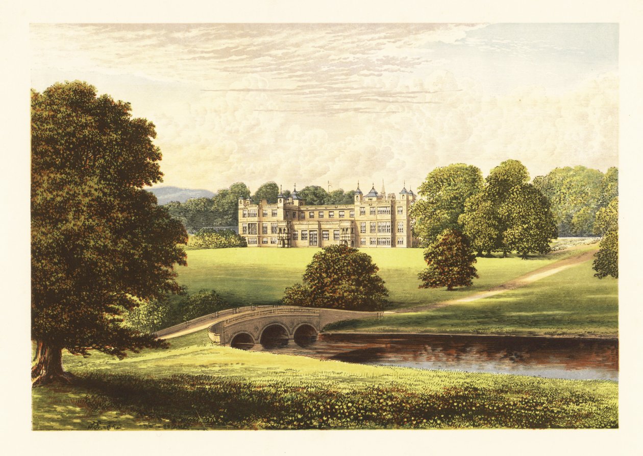 Audley End House, Essex, Engeland. door Alexander Francis (after) Lydon