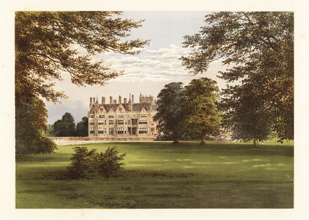 Bearwood, Berkshire, Engeland, 1880 (gravure) door Alexander Francis (after) Lydon