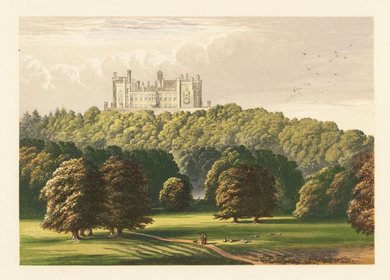 Belvoir Castle, Leicestershire, Engeland door Alexander Francis (after) Lydon