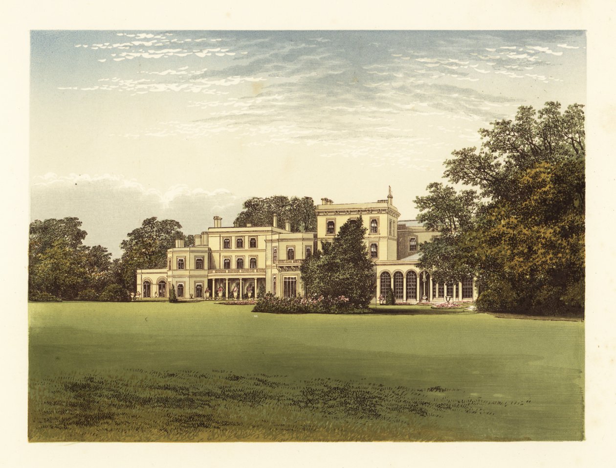 Danesfield House, Buckinghamshire, Engeland door Alexander Francis (after) Lydon