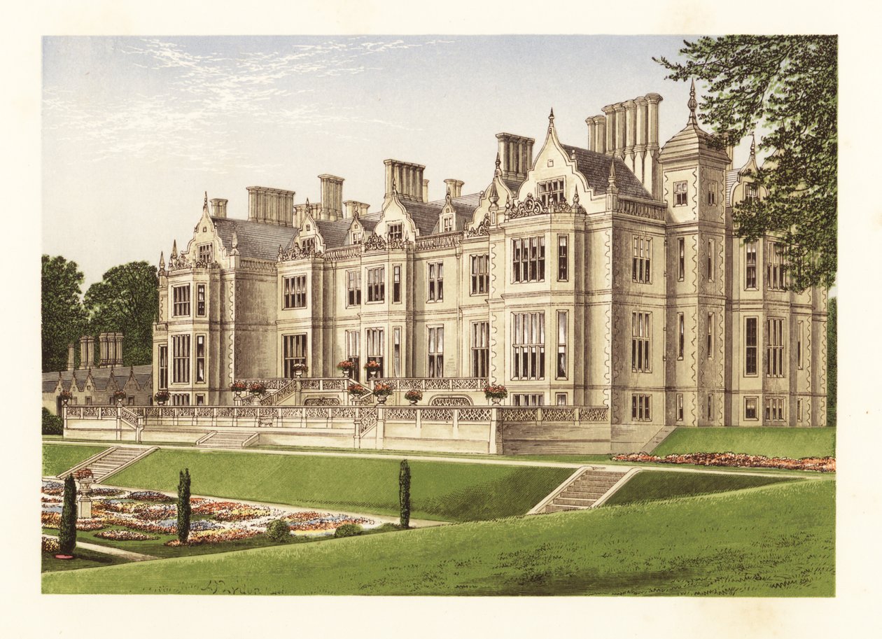 Dartrey Huis, County Monaghan, Ierland door Alexander Francis (after) Lydon