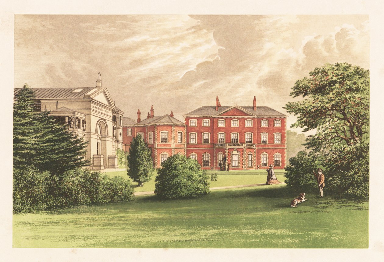 Everingham Park, Yorkshire, Engeland door Alexander Francis (after) Lydon