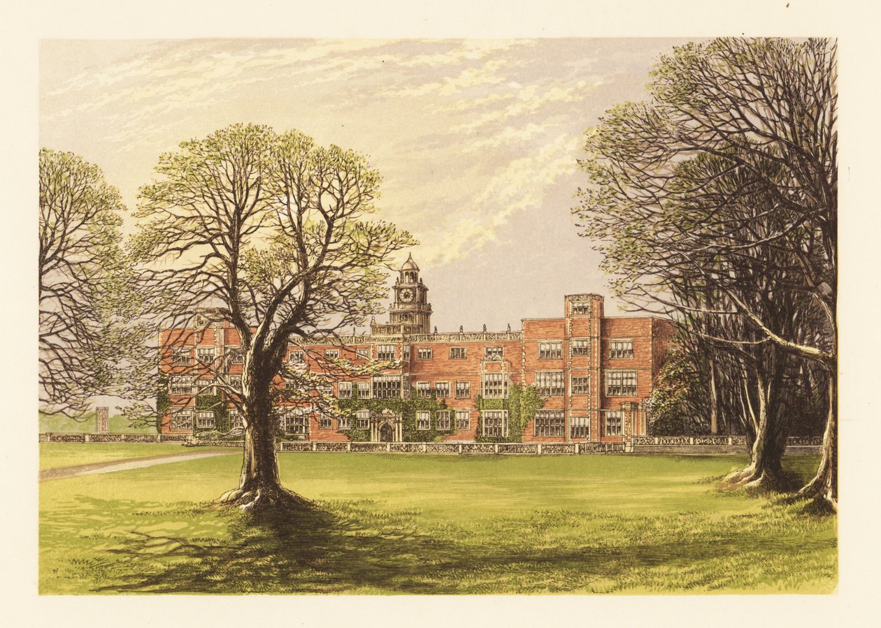 Hatfield House, Herefordshire, Engeland door Alexander Francis (after) Lydon