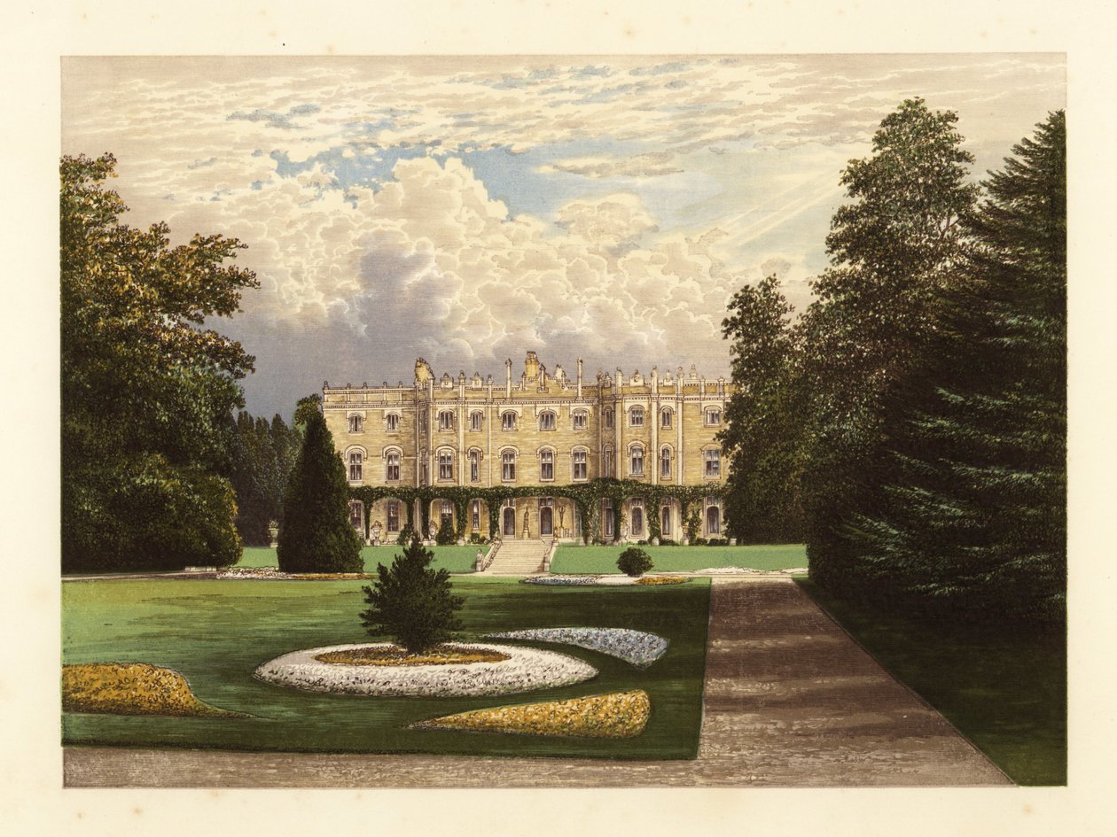 Hughenden Manor, Buckinghamshire, Engeland door Alexander Francis (after) Lydon
