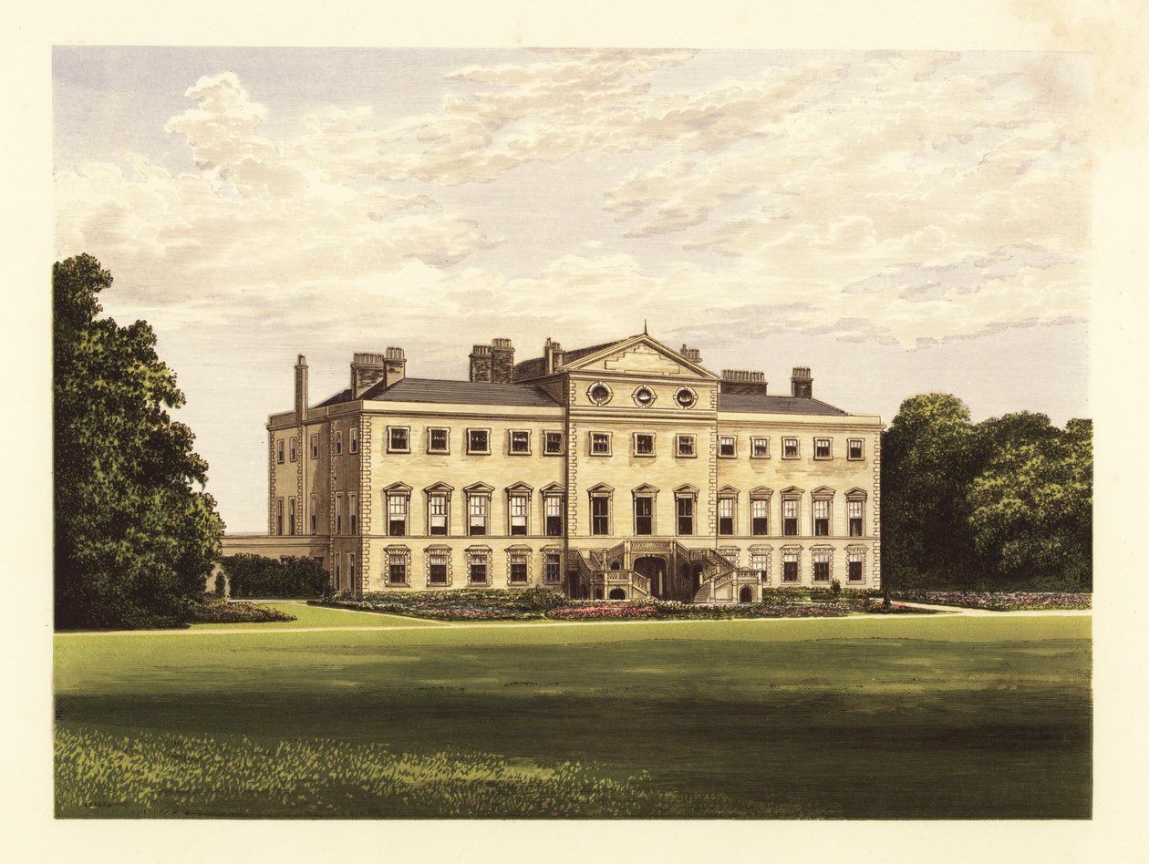 Lathom House, Lancashire, Engeland door Alexander Francis (after) Lydon