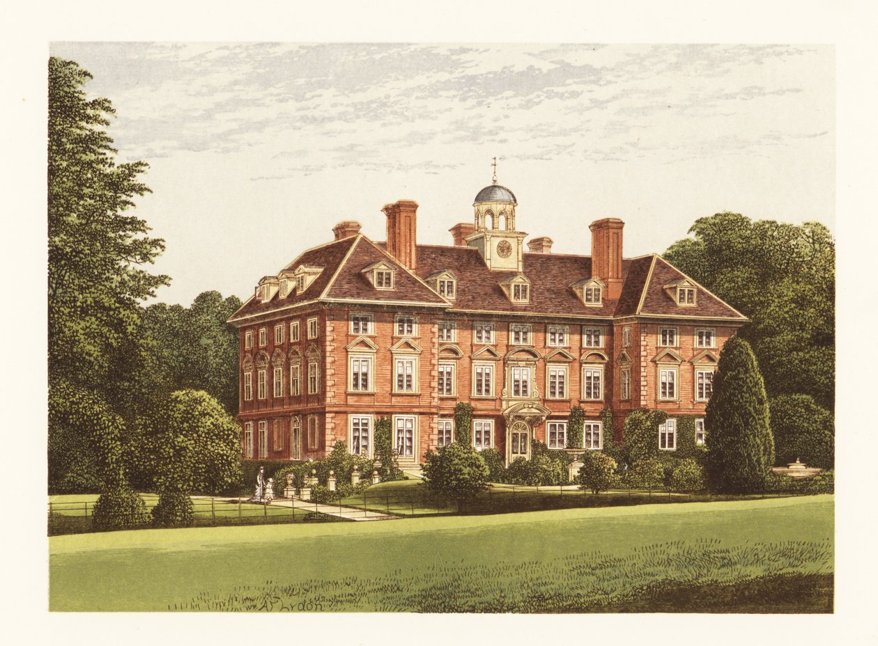 Tyttenhanger Park, Herefordshire, Engeland door Alexander Francis (after) Lydon