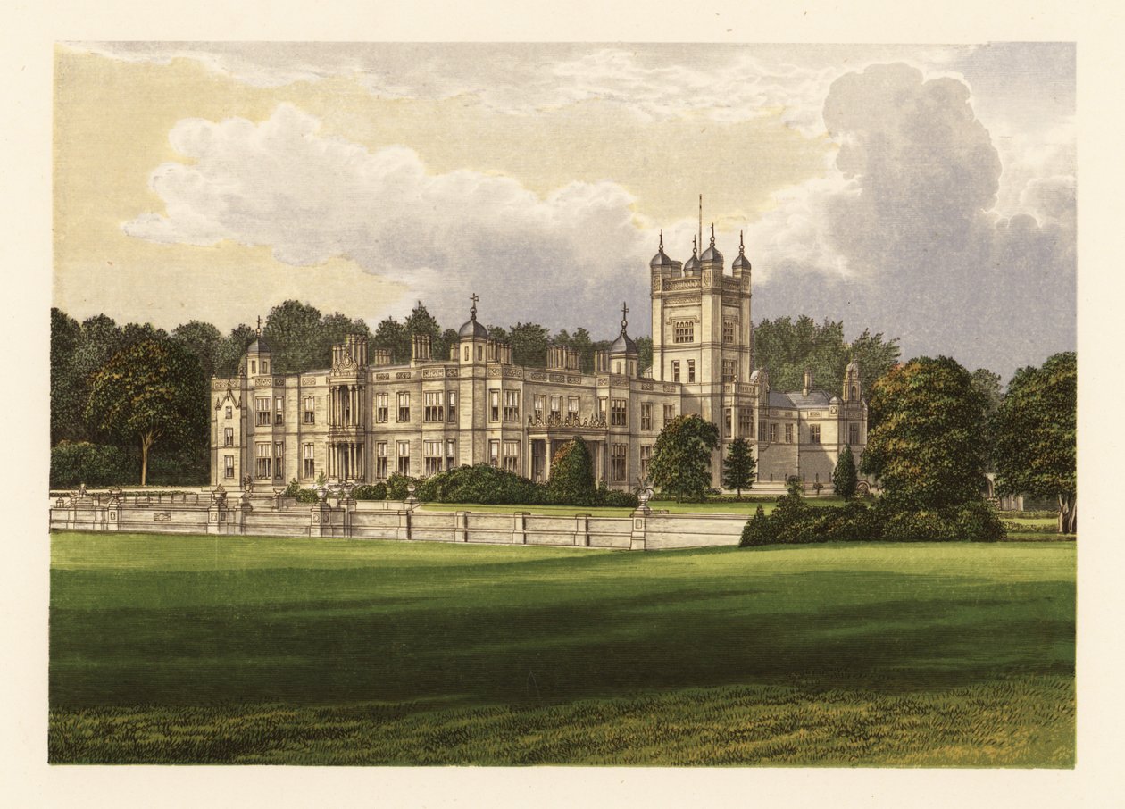 Underley Hall, Cumbria, Engeland. door Alexander Francis (after) Lydon