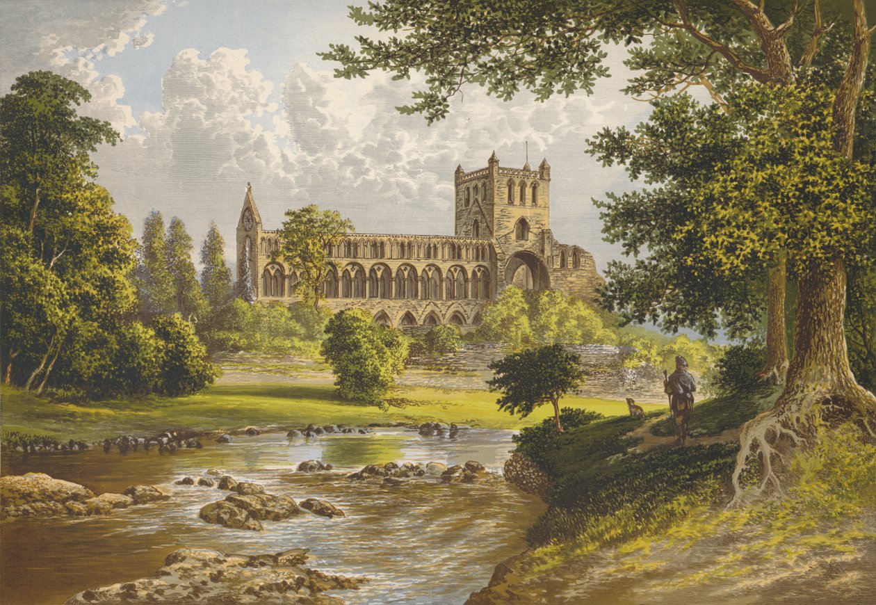 Jedburgh Abbey, 1882, 1897 door Alexander Francis Lydon