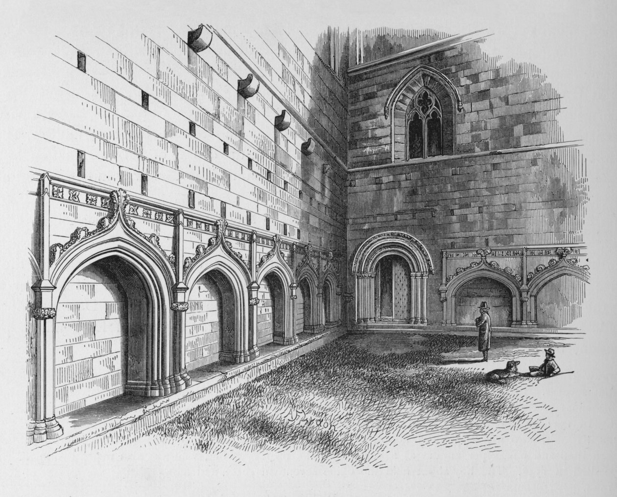 De Kloosters, Melrose Abbey, ca. 1880, 1897 door Alexander Francis Lydon