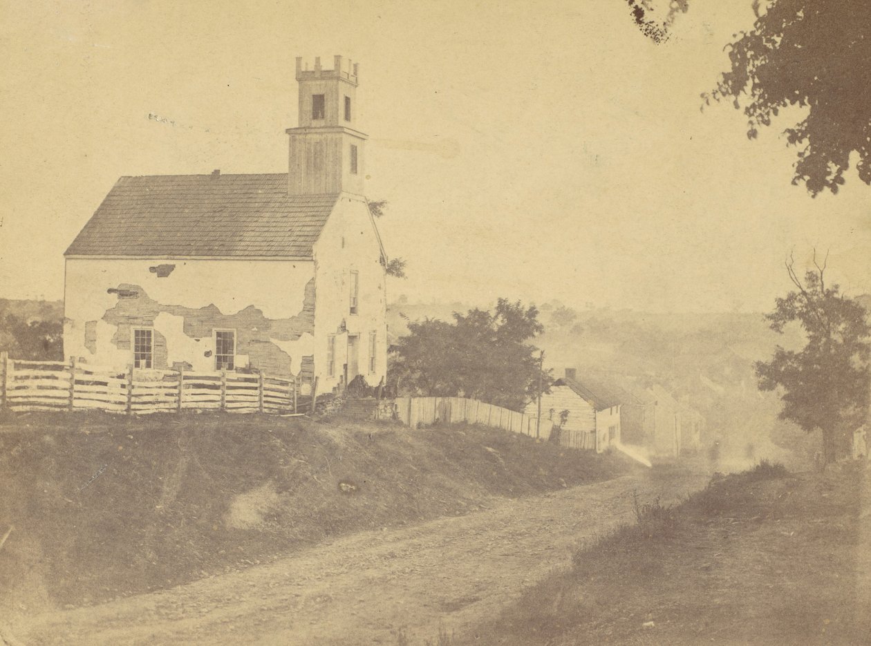Lutherse Kerk, Sharpsburgh, Maryland, september 1862 door Alexander Gardner