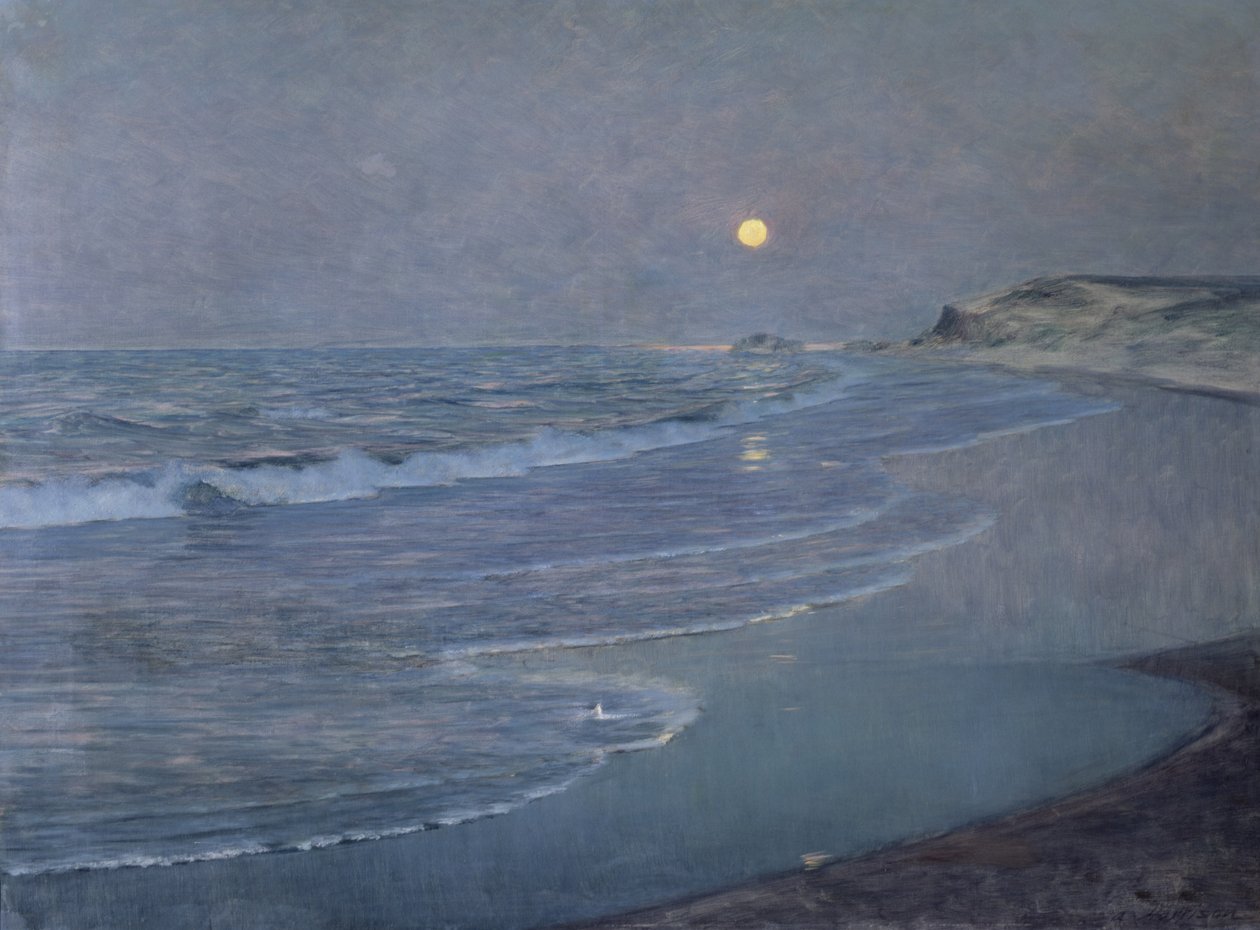 Zeegezicht, ca. 1892-93 door Alexander Harrison