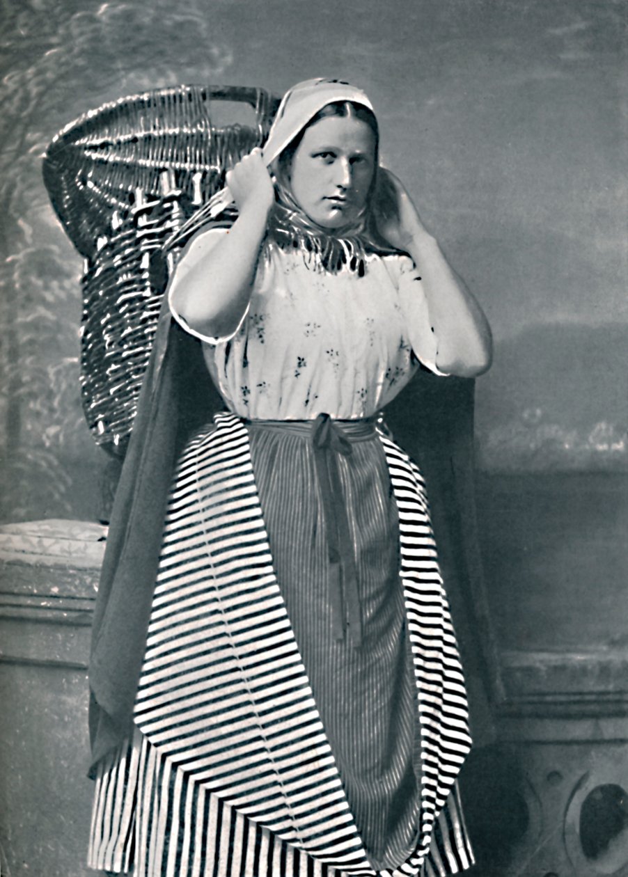Een visvrouw uit Newhaven, Schotland door Alexander Inglis