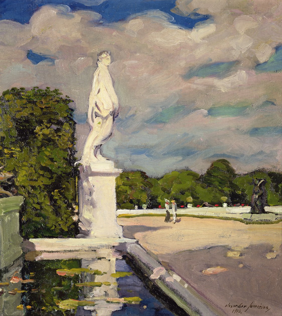 Op het Terras, Versailles door Alexander Jamieson