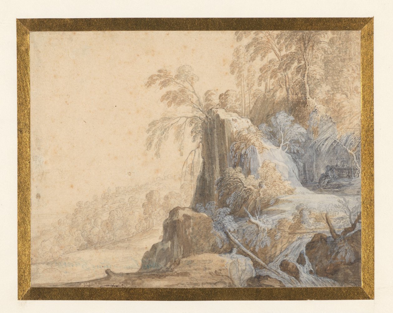 Landschap met een kluizenaar door Alexander Keirincx