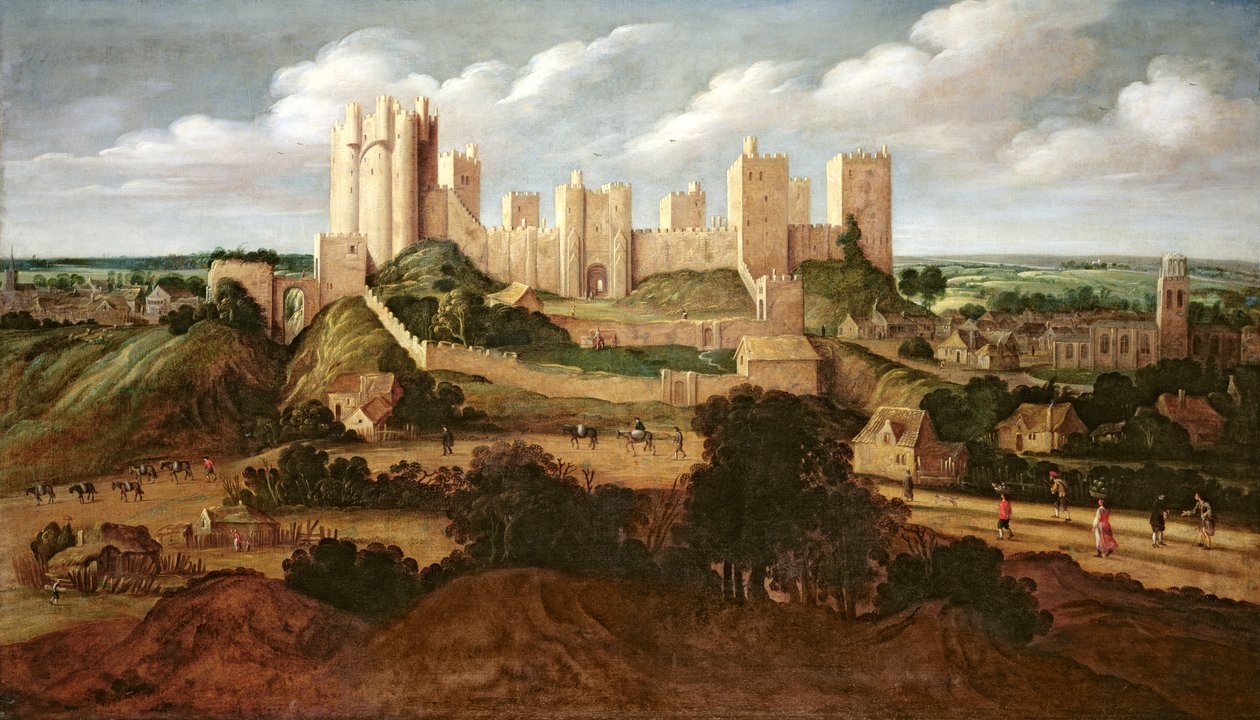 Pontefract Kasteel door Alexander Keirincx