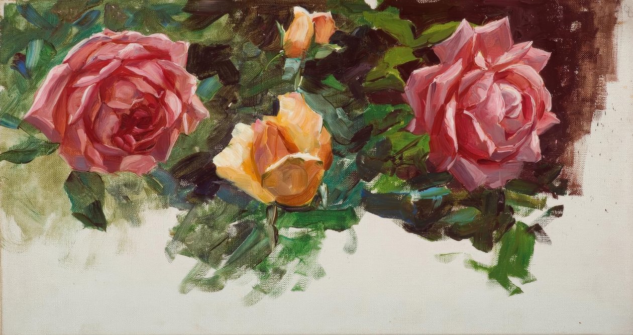 A. Koester, rozenstudie door Alexander Köster