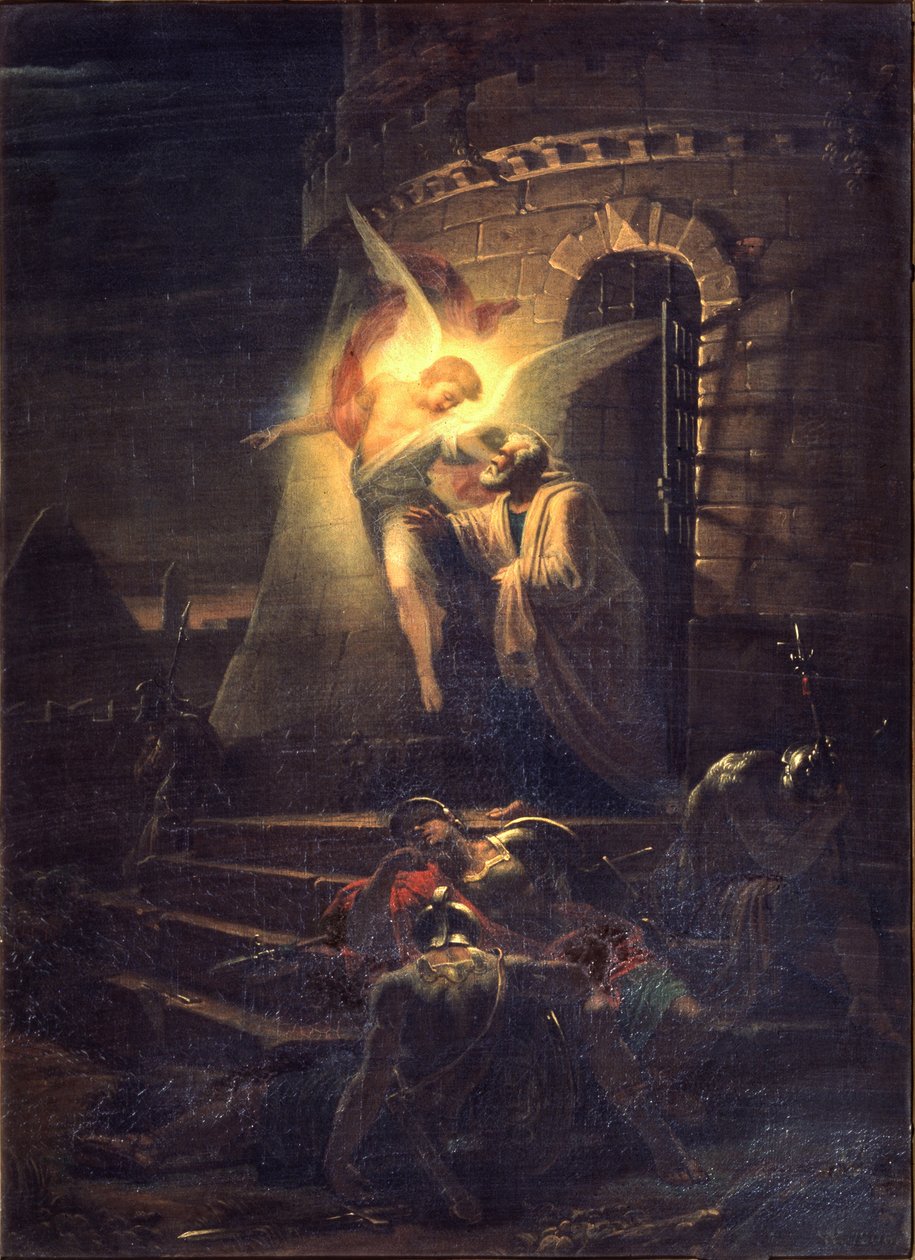 De bevrijding van Sint-Pieter door Alexander Lavrentievich Vitberg