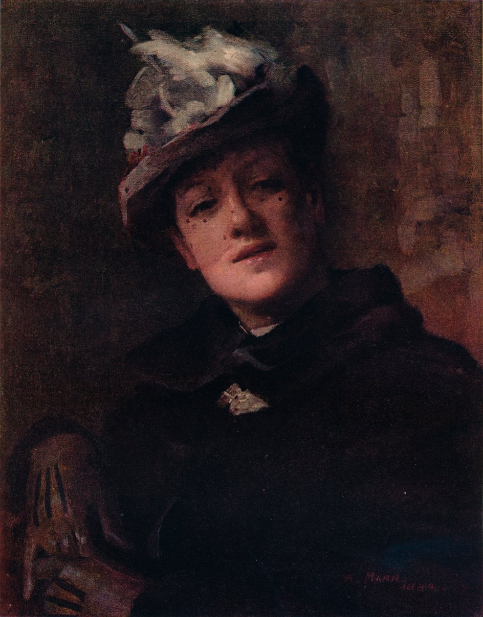 Philomene, ca. 1890 door Alexander Mann