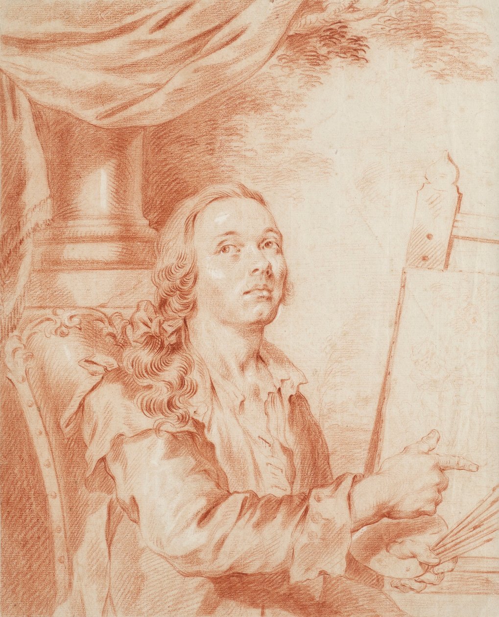 Zelfportret door Alexander Roslin
