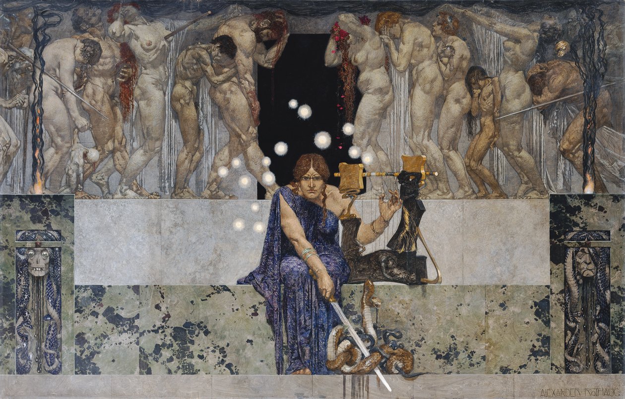 Melpomene door Alexander Rothaug