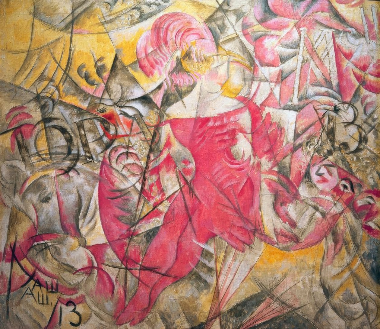 Het circus door Alexander Wassiljewitsch Schewtschenko