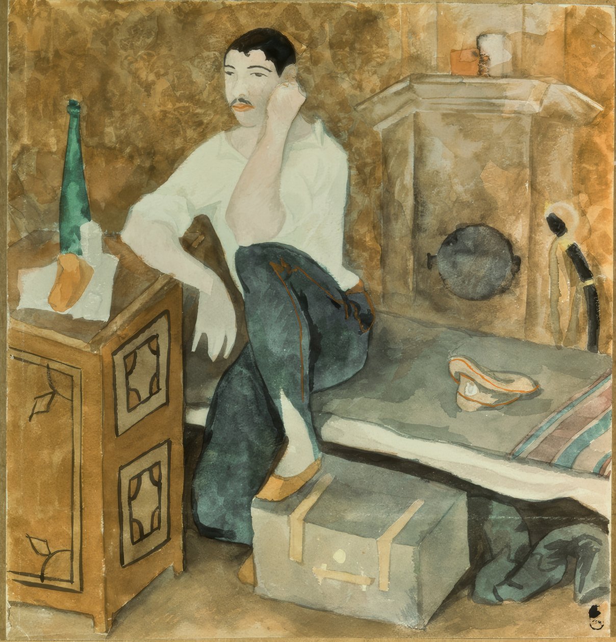 Zelfportret door Alexander Wassiljewitsch Schewtschenko