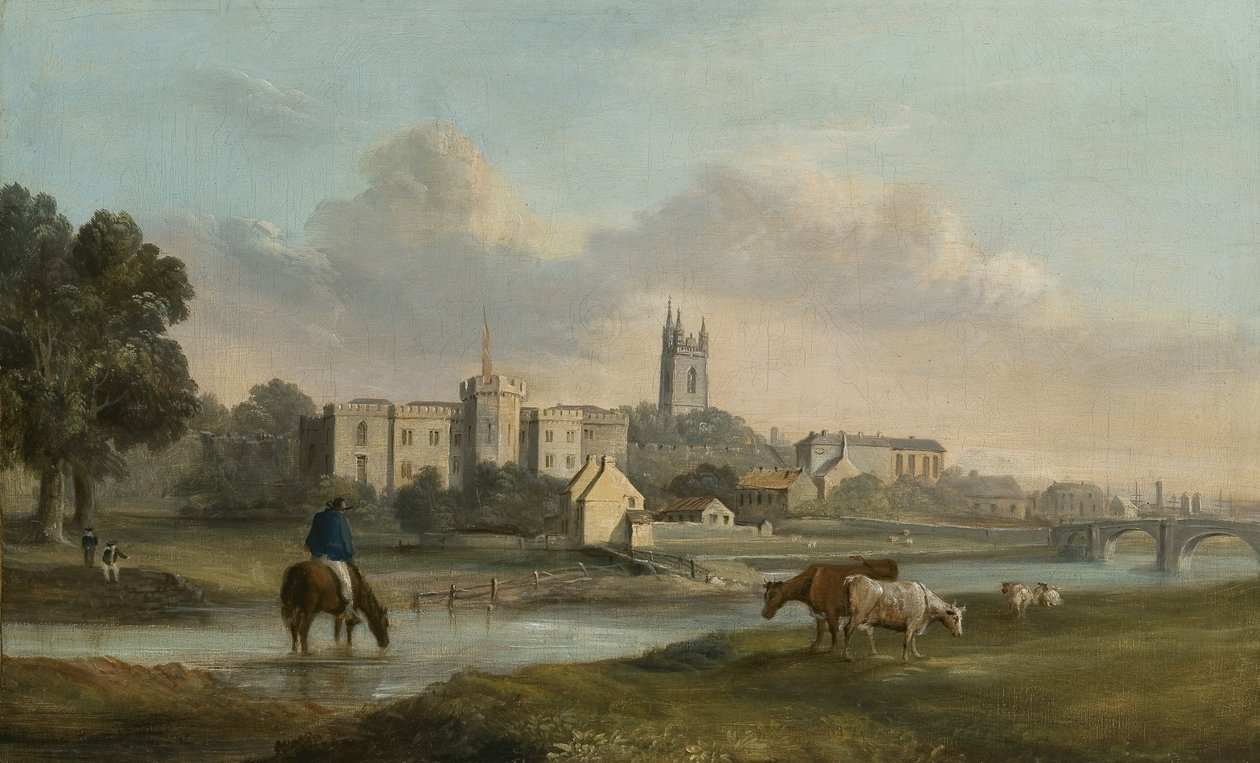 Cardiff vanuit het westen door Alexander Wilson