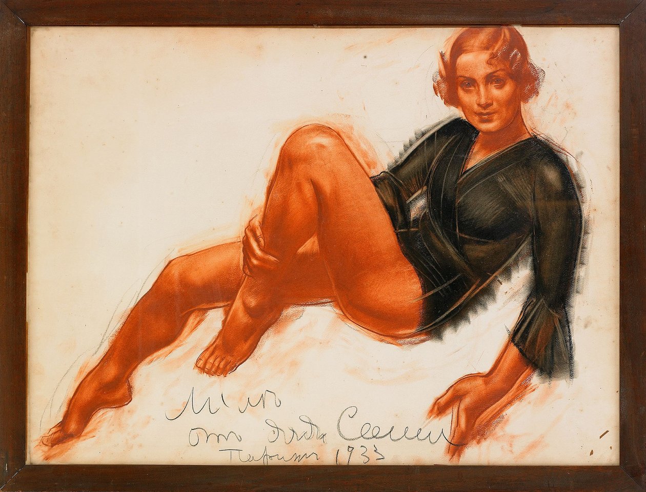 Mila, 1933 door Alexander Yevgenyevich Yakovlev