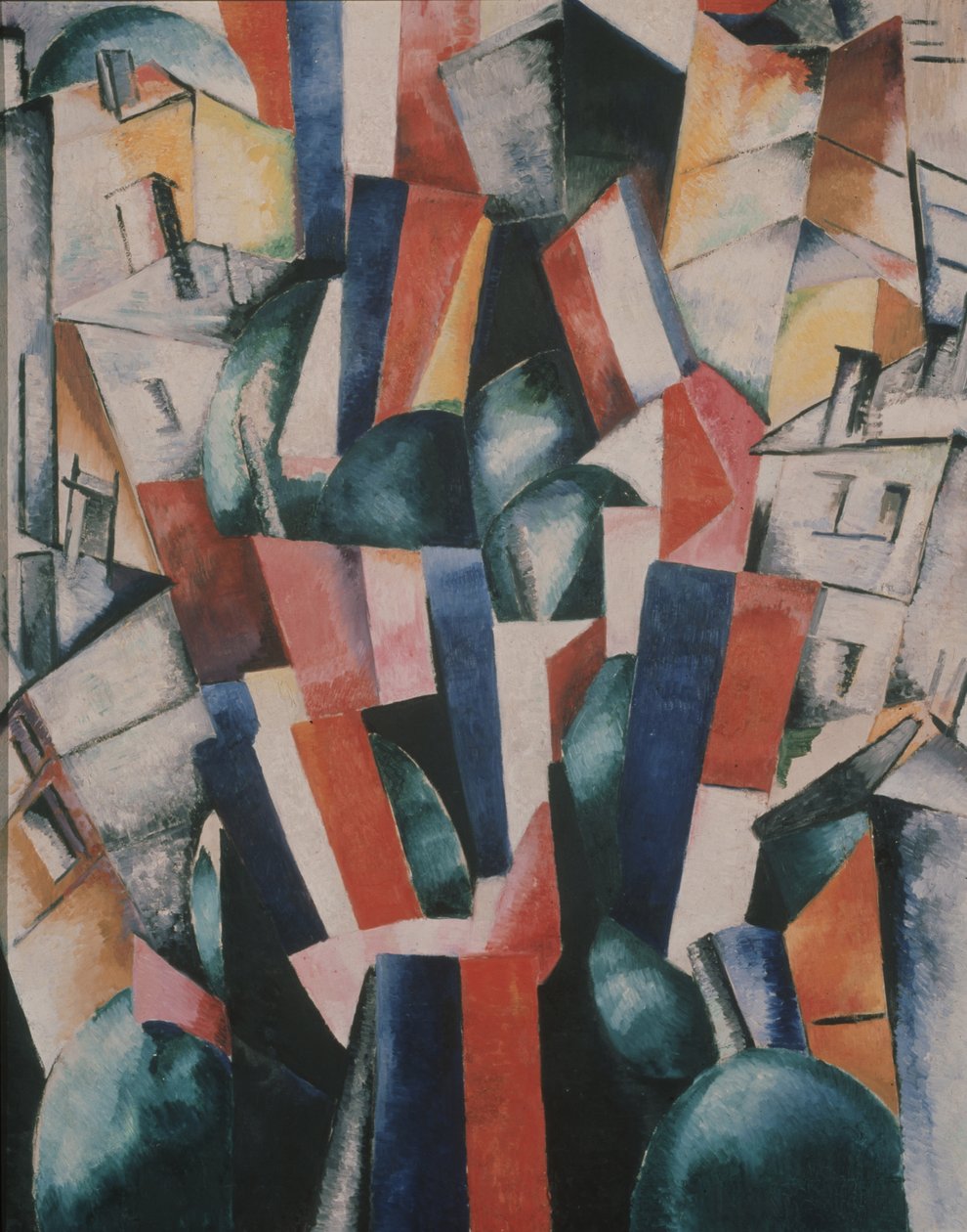 Een stad, 1913 door Alexandra Alexandrowna Exter