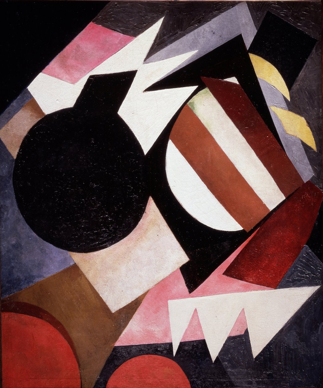Constructivistisch stilleven, 1917 door Alexandra Alexandrowna Exter