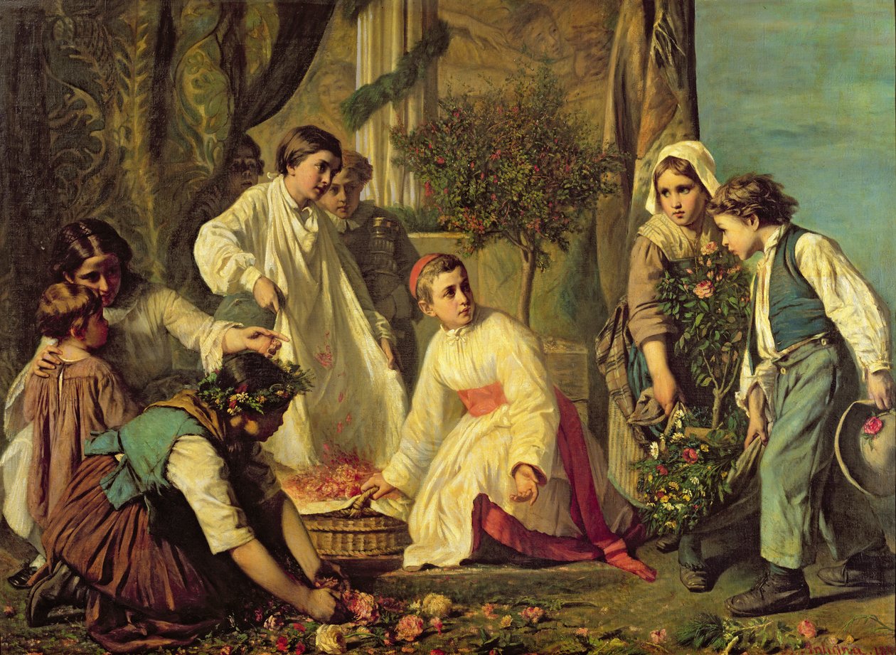 Corpus Christi, 1855 door Alexandre Antigna