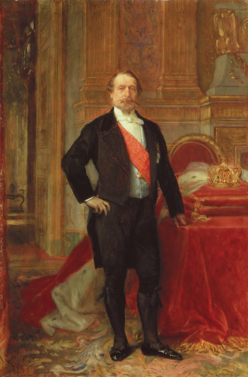 Napoleon III, ca. 1865 door Alexandre Cabanel