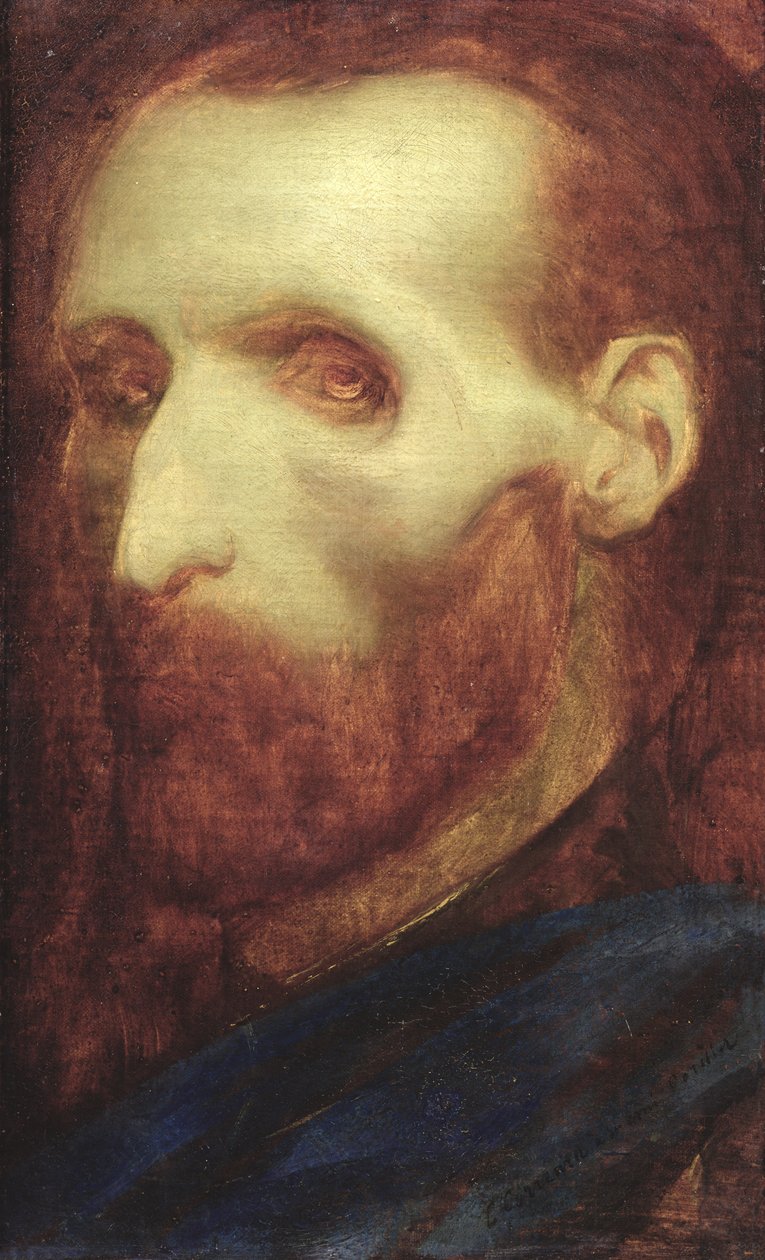 Theodore Gericault (1791-1824) Stervend, 1824 door Alexandre Correard