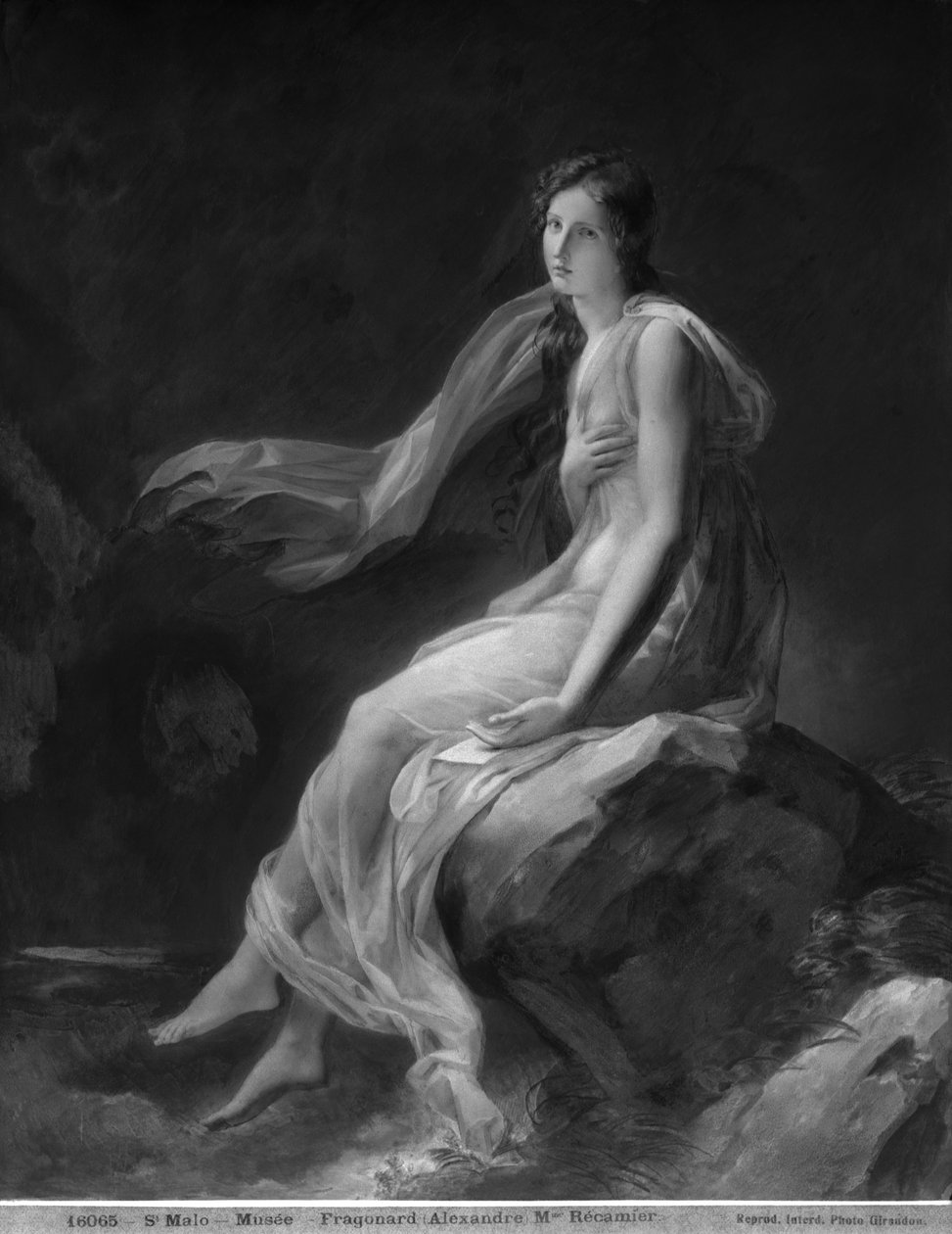 Madame Recamier (1777-1849) door Alexandre Evariste Fragonard