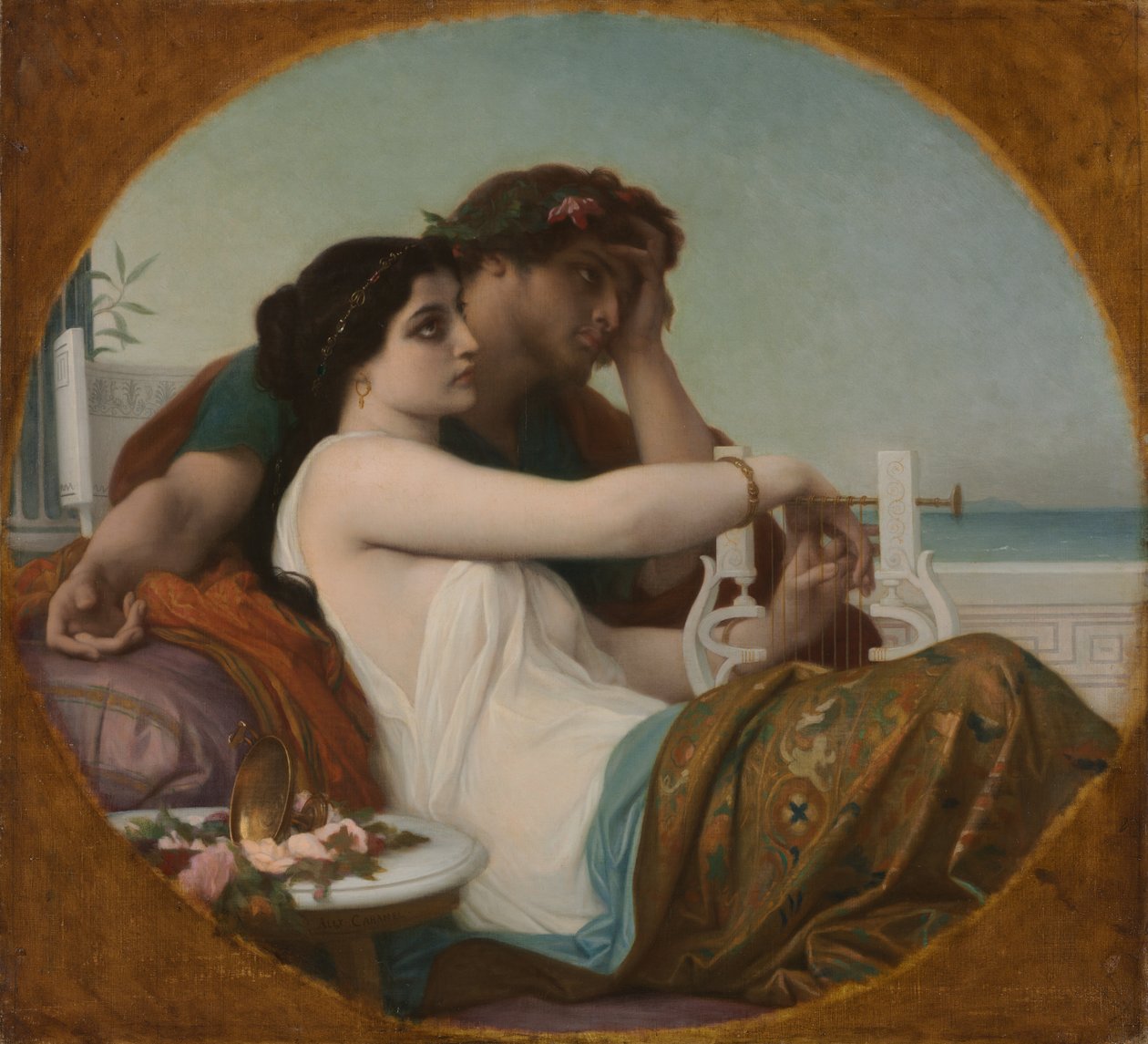 Algen en Boniface door Alexandre Cabanel