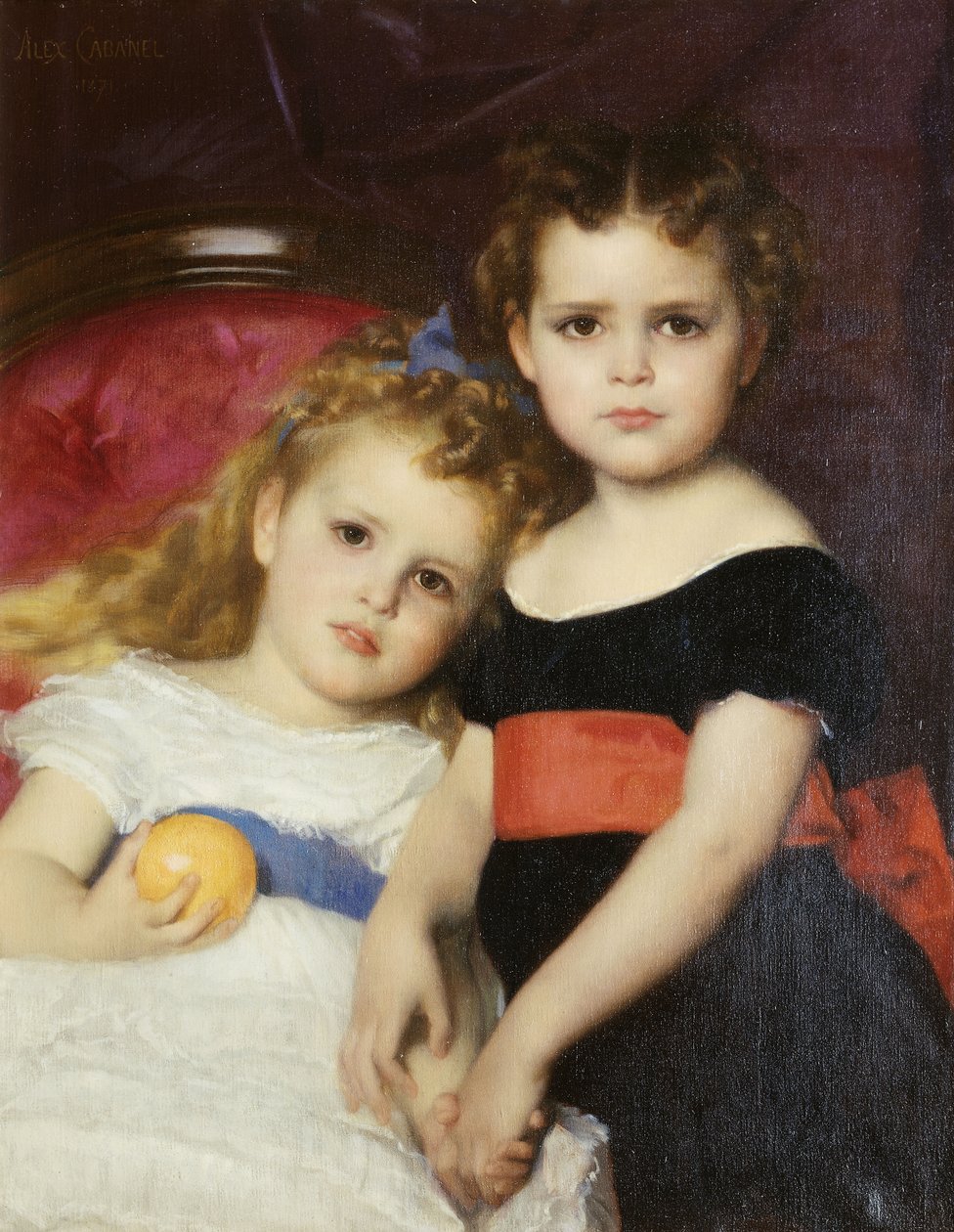 De Sutton Zusters, 1871 door Alexandre Cabanel
