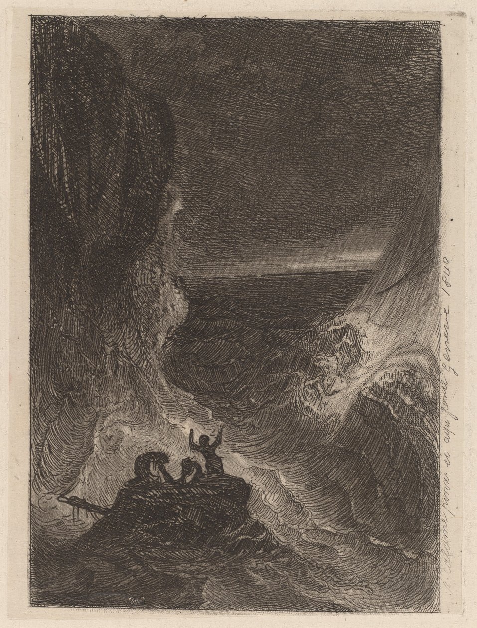 Schipbreuk door Alexandre Calame