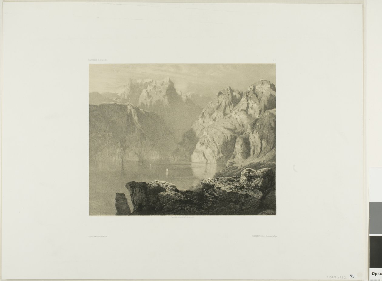 Vierwaldstättersee door Alexandre Calame